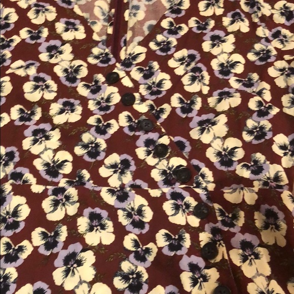 SOLD Madewell Buttonwrap Dress - Picture 6 of 7